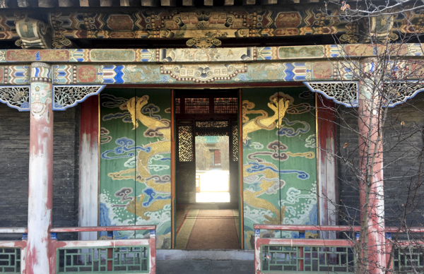 Entrance to one of the temples