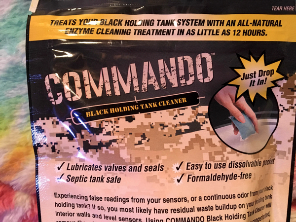 Commando black water tank cleaner