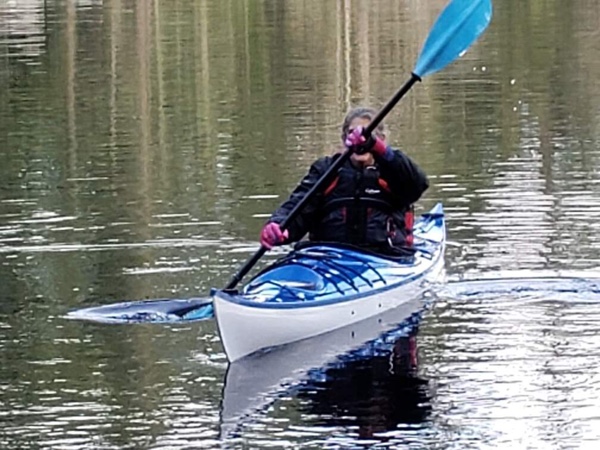 New kayak's maiden voyage