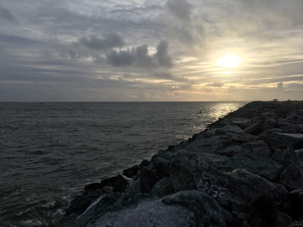 Sunset from the North Jetty